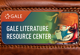 square image for gale literature resource center with girl studying