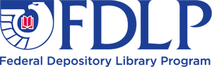 Federal Depository Library Program logo with eagle